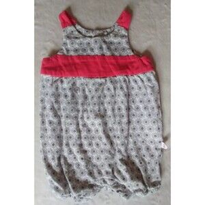 shorts 6 months Obaibi girls romper baby sleeveless infant wear White Gray Pink